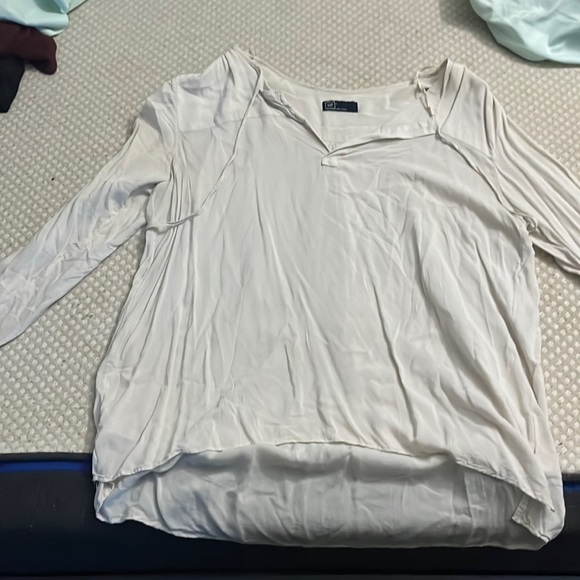 GAP Tops - Gap, white, long sleeve blouse